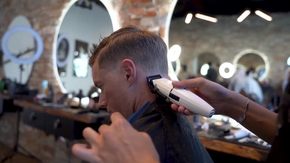 Clipper fade at Casa Barbershop, Dubai Marina
